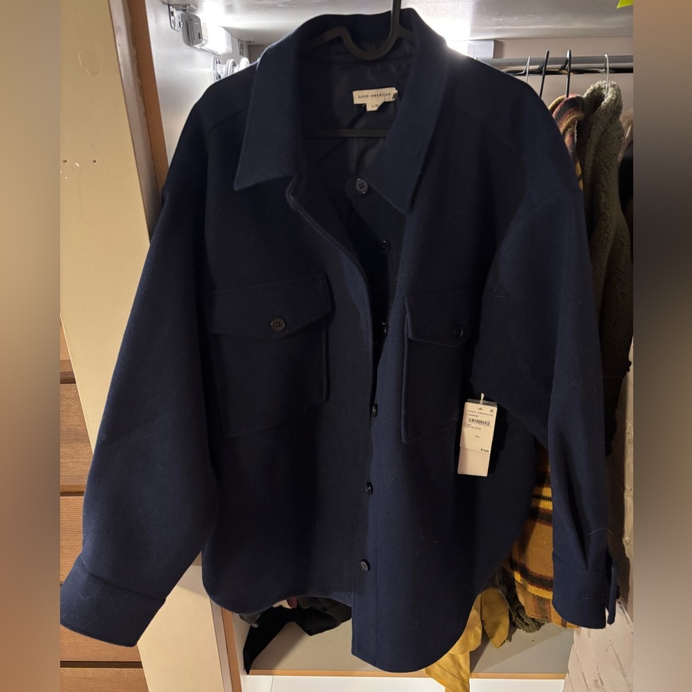 Good American Felt oversized jacket L/XL